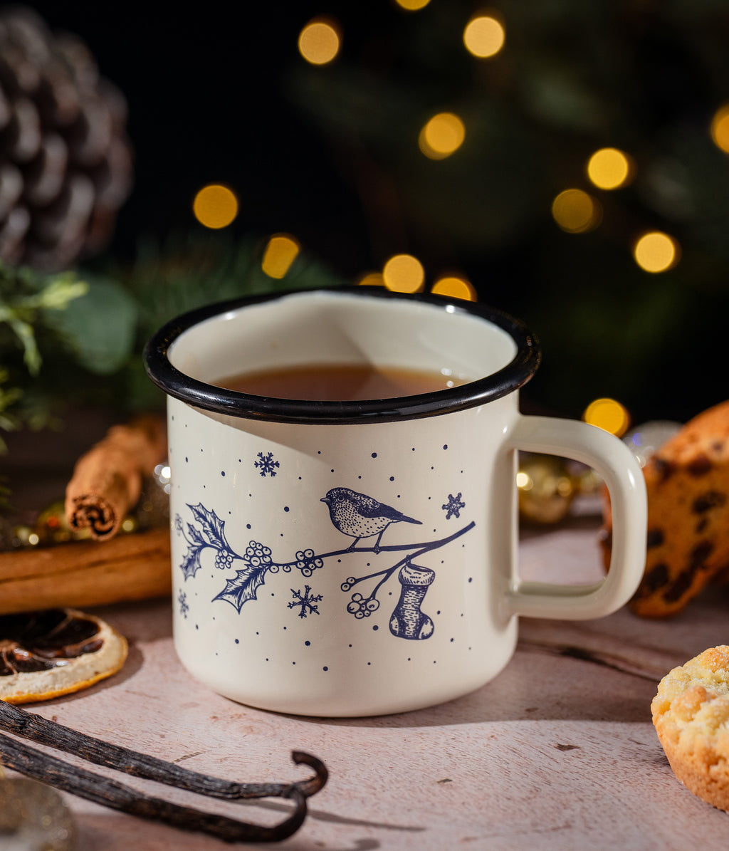 The Festive Enamel Cup